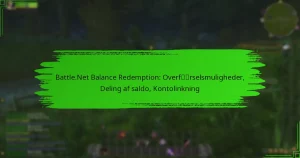 Battle.Net Balance Redemption: Overførselsmuligheder, Deling af saldo, Kontolinkning